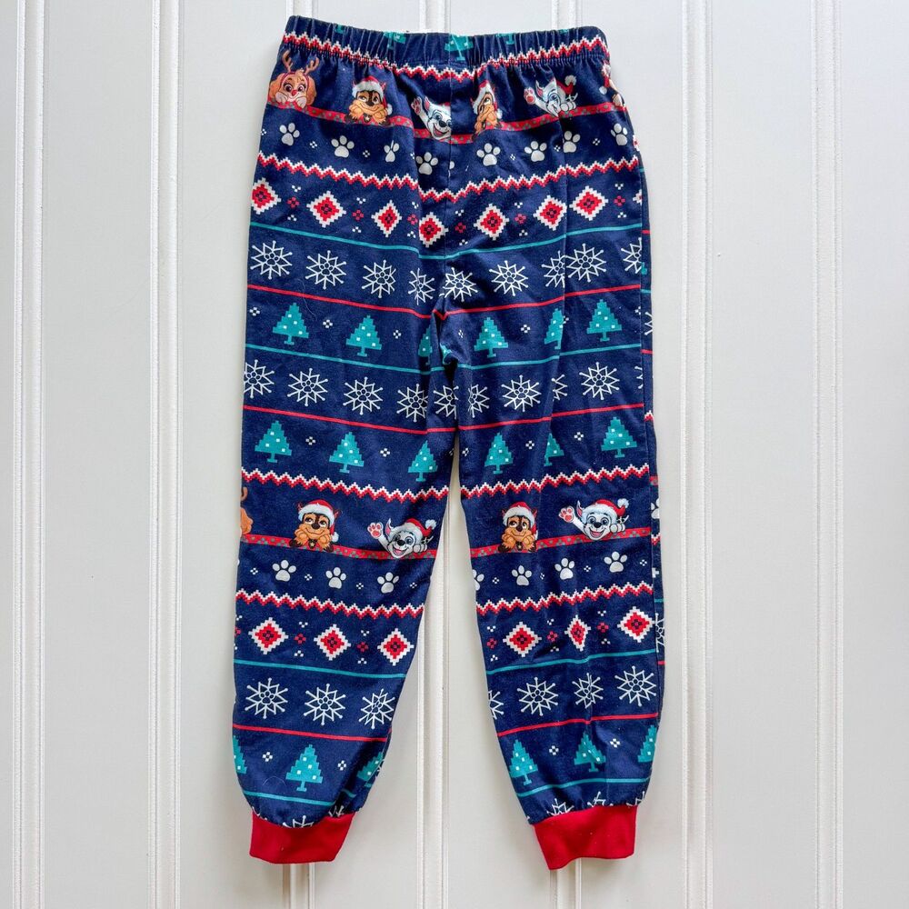 4/$10 - Nickelodeon Paw Patrol Blue Snowflake Christmas Pajama Pants - Picture 5 of 5